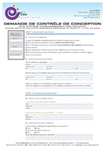 SPANC Demande de contrôle de conception